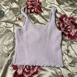 Hollister Light Purple Knit Tank Top